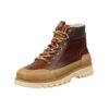 Schnürstiefelette GANT "Gant Stiefelette Leder", Damen, Gr. 44, braun (cognac), Leder, casual, Schuhe
