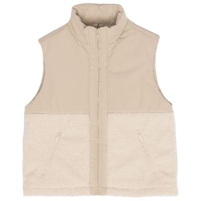 Mazine - Women's Fabric Blocking Vest - Fleeceweste Gr XXL beige Image