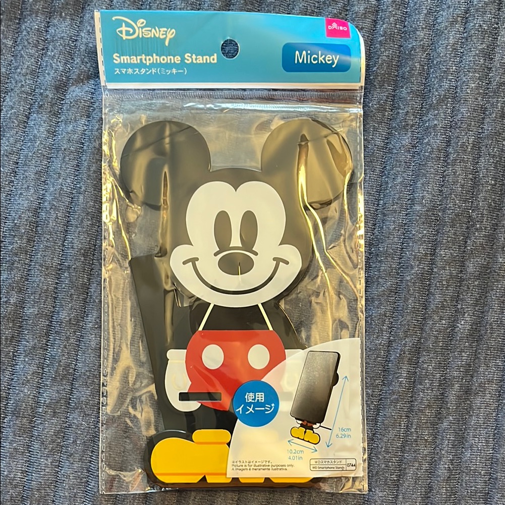 Disney Cell Phones & Accessories | Disney Mickey Smartphone Stand - Nwt | Color: Black/Red | Size: Os