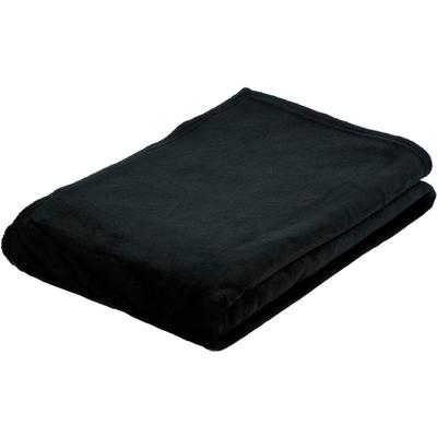 Wohndecke GÖZZE "Memphis", schwarz, B:220cm L:240cm, Wohndecken, in tollen Unifarben, Kuscheldecke Image