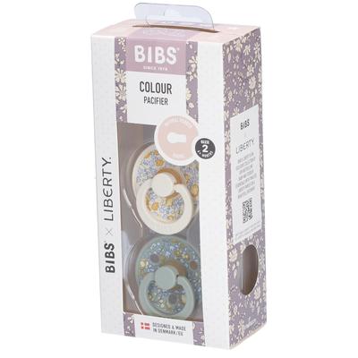 Bibs Fopspeen Liberty Eloise Sage Duo 6-18 2 St Sauger Image