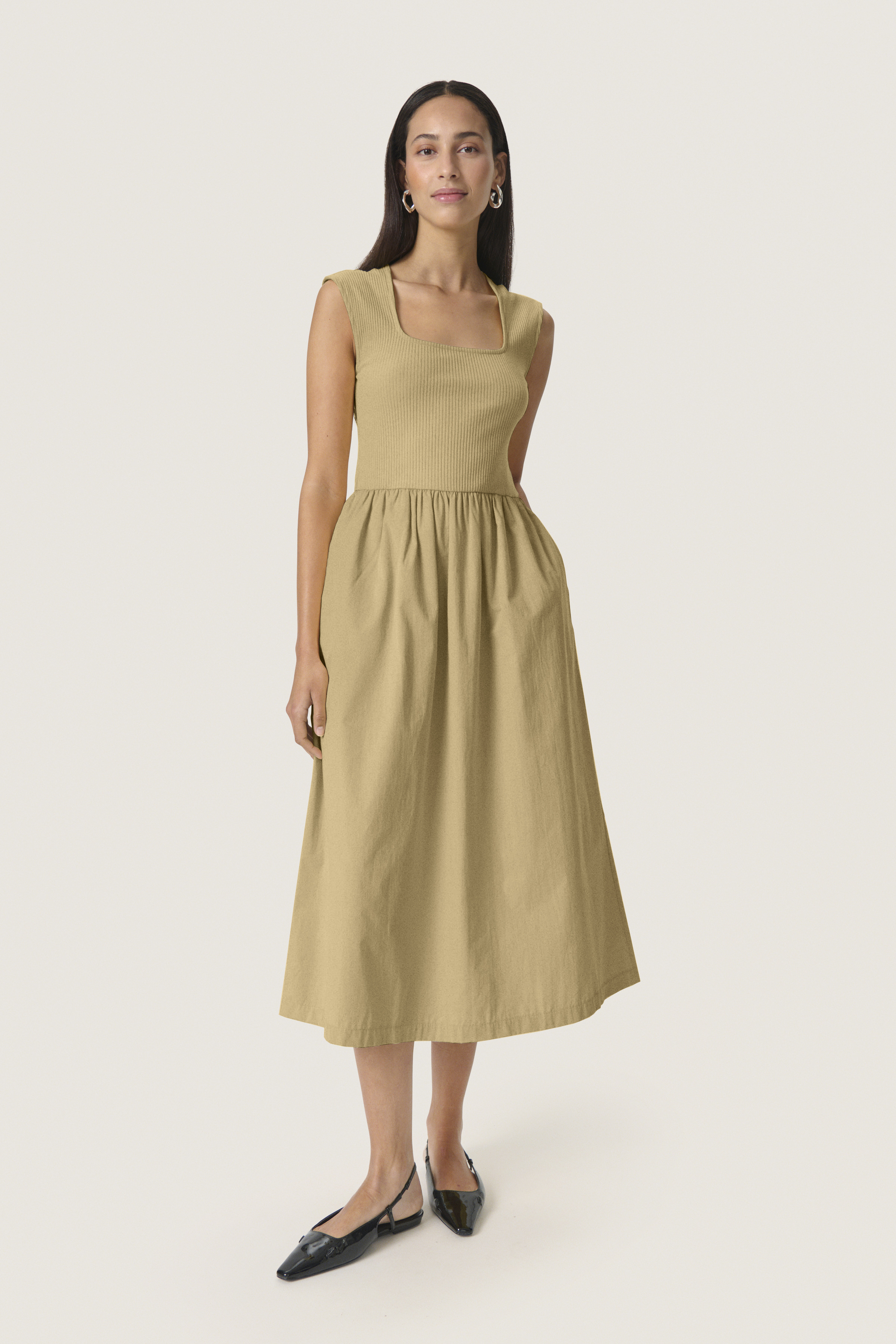 Jerseykleid Feminine Form beige Image
