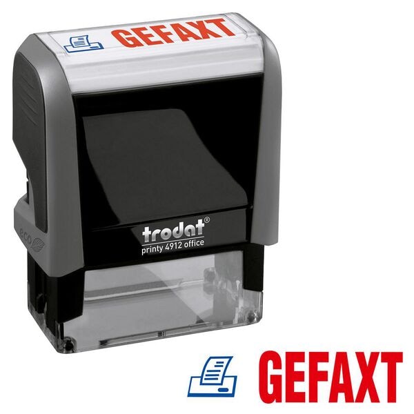 Trodat Textstempel »printy 4912 office Gefaxt« Image