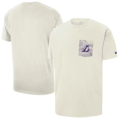 Los Angeles Lakers Nike Courtside M90 T-Shirt mit Tasche – Herren Image