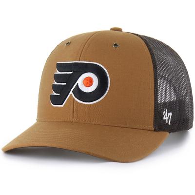 Carhartt x '47 Braune Philadelphia Flyers Trucker-Mütze für Herren, verstellbar Image