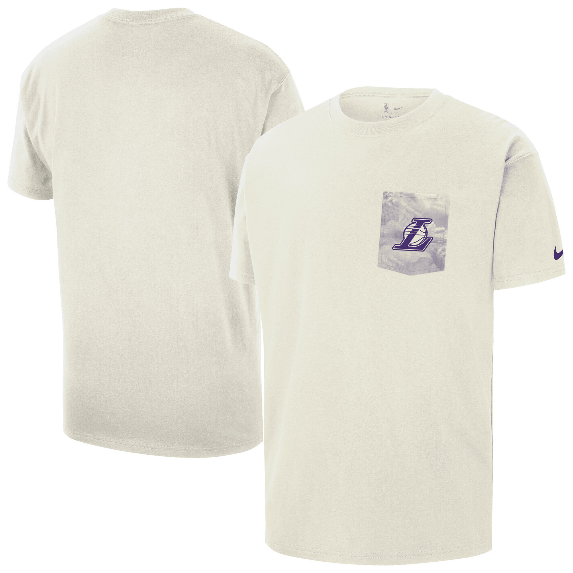 Los Angeles Lakers Nike Courtside M90 T-Shirt mit Tasche – Herren Image