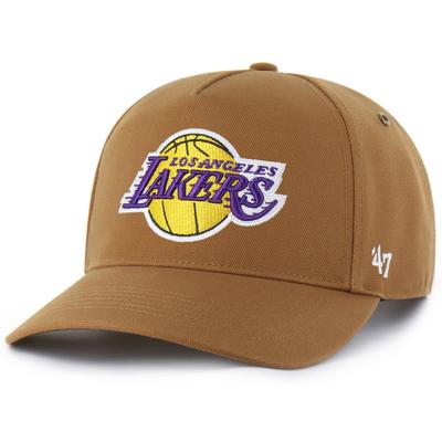 Carhartt x '47 Braune Los Angeles Lakers Hitch Verstellbare Mütze für Herren Image