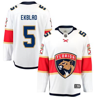 Florida Panthers Fanatics Branded Away Breakaway Jersey - Aaron Ekblad - Mens Image