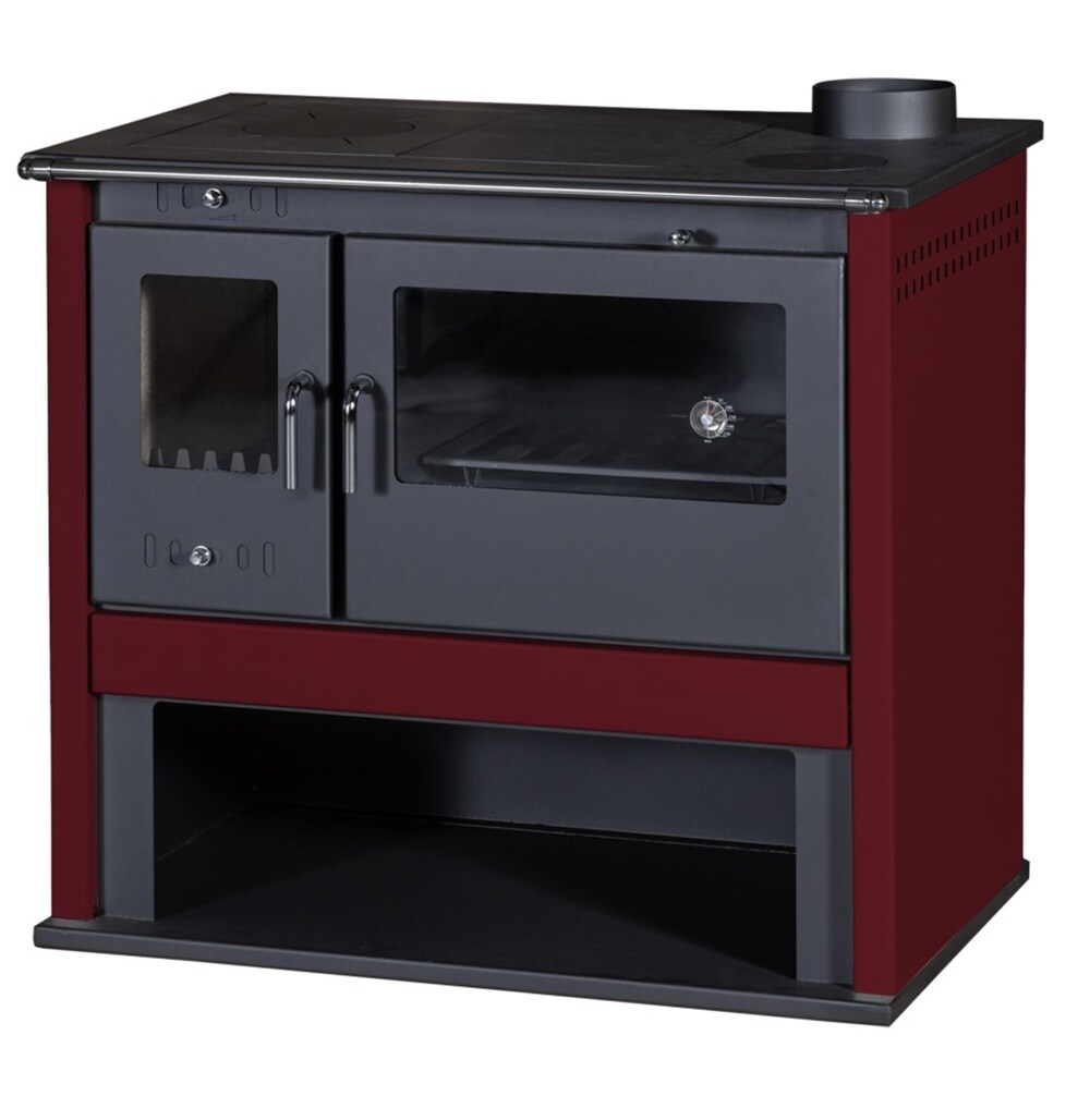 EEK A Küchenofen Holzherd Victoria VIKI LUX bordeaux - 10,5kW Image