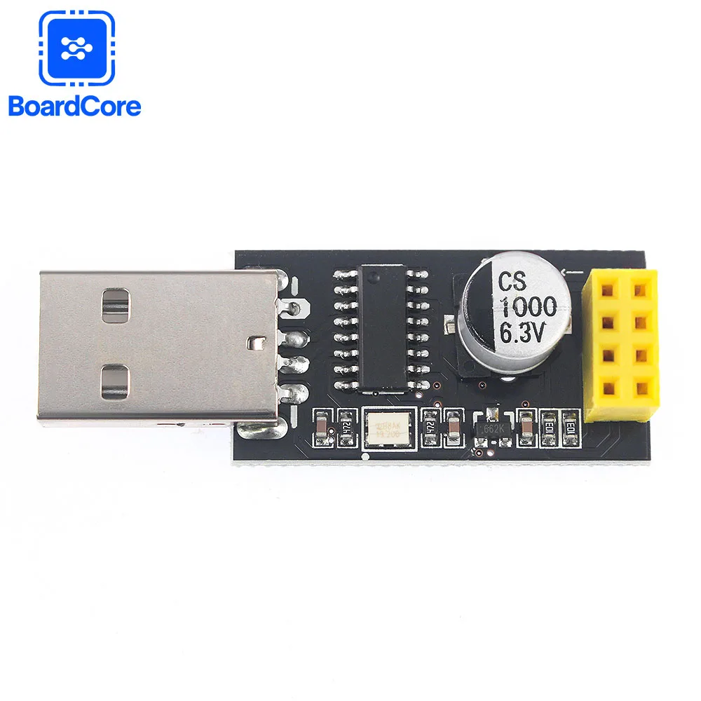 USB zu ESP8266 WiFi Serial Port Modul Drahtloses Kommunikationsmodul für PC/MCU-Entwicklung, kompatibel mit Arduino Image