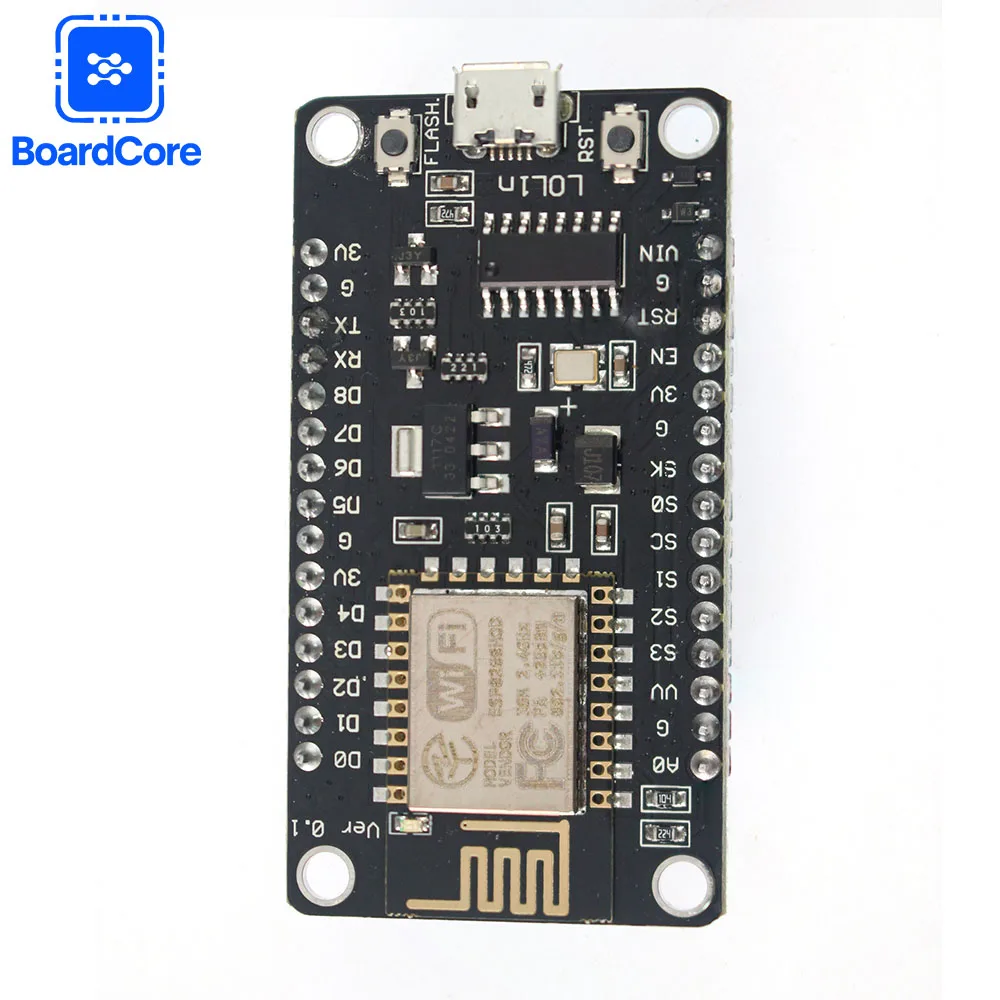 NodeMCU Lua V3 ESP8266 Modul Micro USB Port Serielles WiFi Modul CH340 IoT Development Board Modul für Smart Home DIY Image