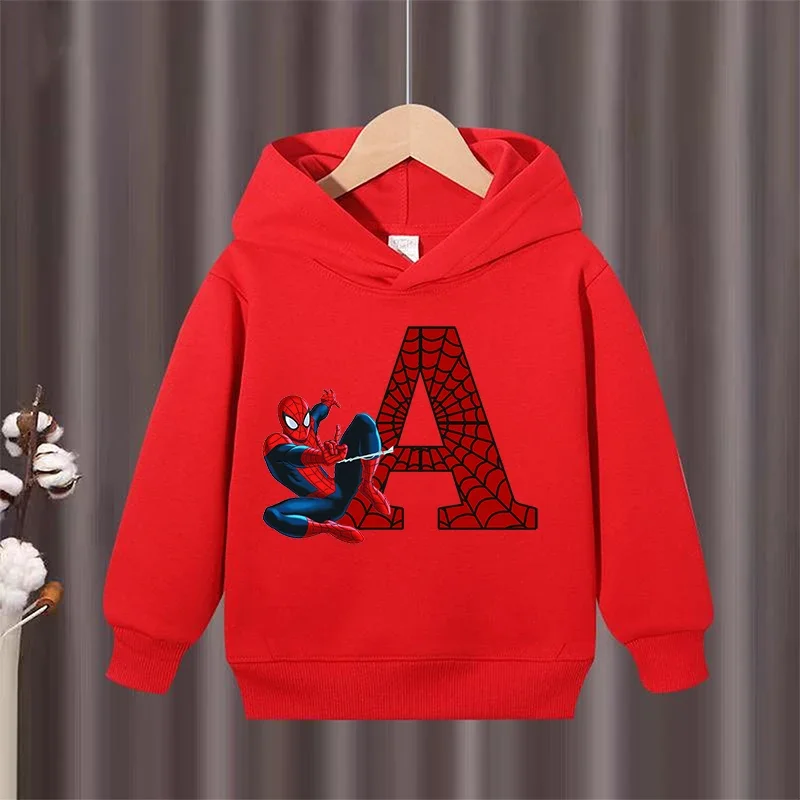Marvels SpiderMans Children Hoodies Boys Sweatshirt Back To School Anime Winter Oversized Sportswear Clothes Kids Birthday Gifts