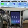 Android 15 Per Infiniti Q50 Q50L Q50S Q60 2014-2020 Auto Lettore Multimediale Senza Fili CarPlay Radio Auto Bluetooth Stereo GPS 4G FM