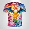 Anime Pikachu T-shirt da uomo Abbigliamento per bambini T-shirt per bambini Pokemon Ragazzi Ragazze Viaggio a maniche corte Abbigliamento genitore-figlio 3D