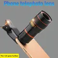 Obiettivo per telefono cellulare con messa a fuoco lunga 20X Zoom 8x 12x HD Obiettivo per fotocamera monoculare per telefono con clip esterna per iPhone Android