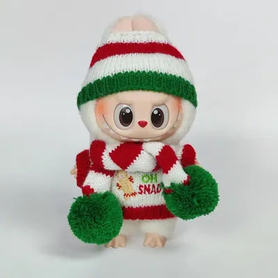Labubu Accessories Clothes Suitable for V1 V2 V3 Labubu Christmas Deer Set Labubu Red clothing Christmas Fashion Gift