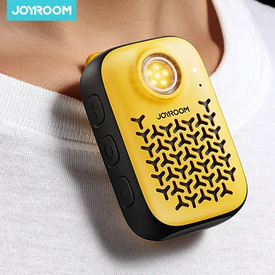Joyroom Wearable Bluetooth 5.4 Speakers Waterproof Clip-On Magnetic Wireless Speaker Clean Sound/ENC Built-in Mic with Light