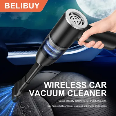 BELIBUY Car Vacuum Cleaner Cordless Handheld Household Vacuum Cleaner Strong Suction Home Appliance Sofa Carpet Cleaner Machine