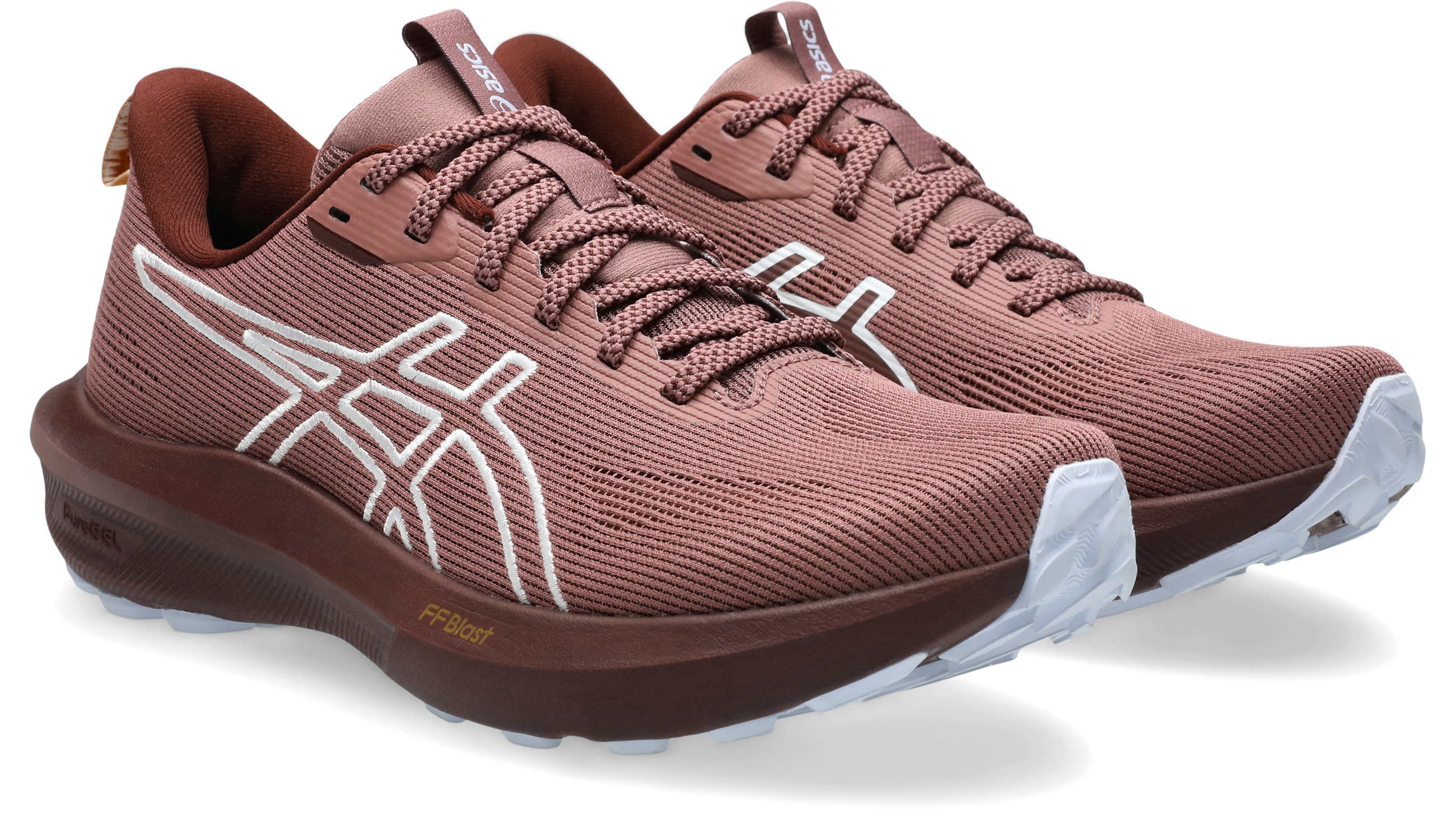 Laufschuh ASICS "GT-1000 14 TR", Gr. 42, beige (nature bathing, rubble rot), Textil, Sportlich, Schuhe, für mehr Stabilität