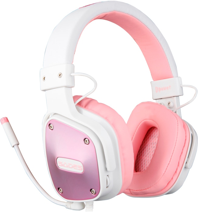 SADES Gaming-Headset "Dpower SA-722", pink, Kopfhörer, Kompatibel mit PS4, PS5, Xbox One, Xbox Series X/S und Nintendo Switch Image