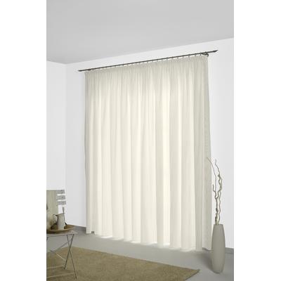 Vorhang WIRTH "Neveres" Gr. 2, beige (naturweiß), B:135cm H:175cm, Jacquard, Baumwolle, Gardinen Image