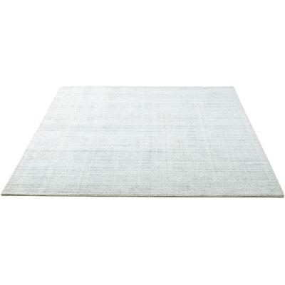 Teppich THEKO "Boston UNI", silber (silberfarben), B:170cm H:13mm L:240cm, Viskose, Teppiche, Handwebteppich, meliert, weiche Qualität, 60% Viskose, handgewebt Image