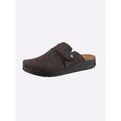 Pantoffel MUBB, Herren, Gr. 44, braun (schoko), Filz, Basic, Schuhe Image
