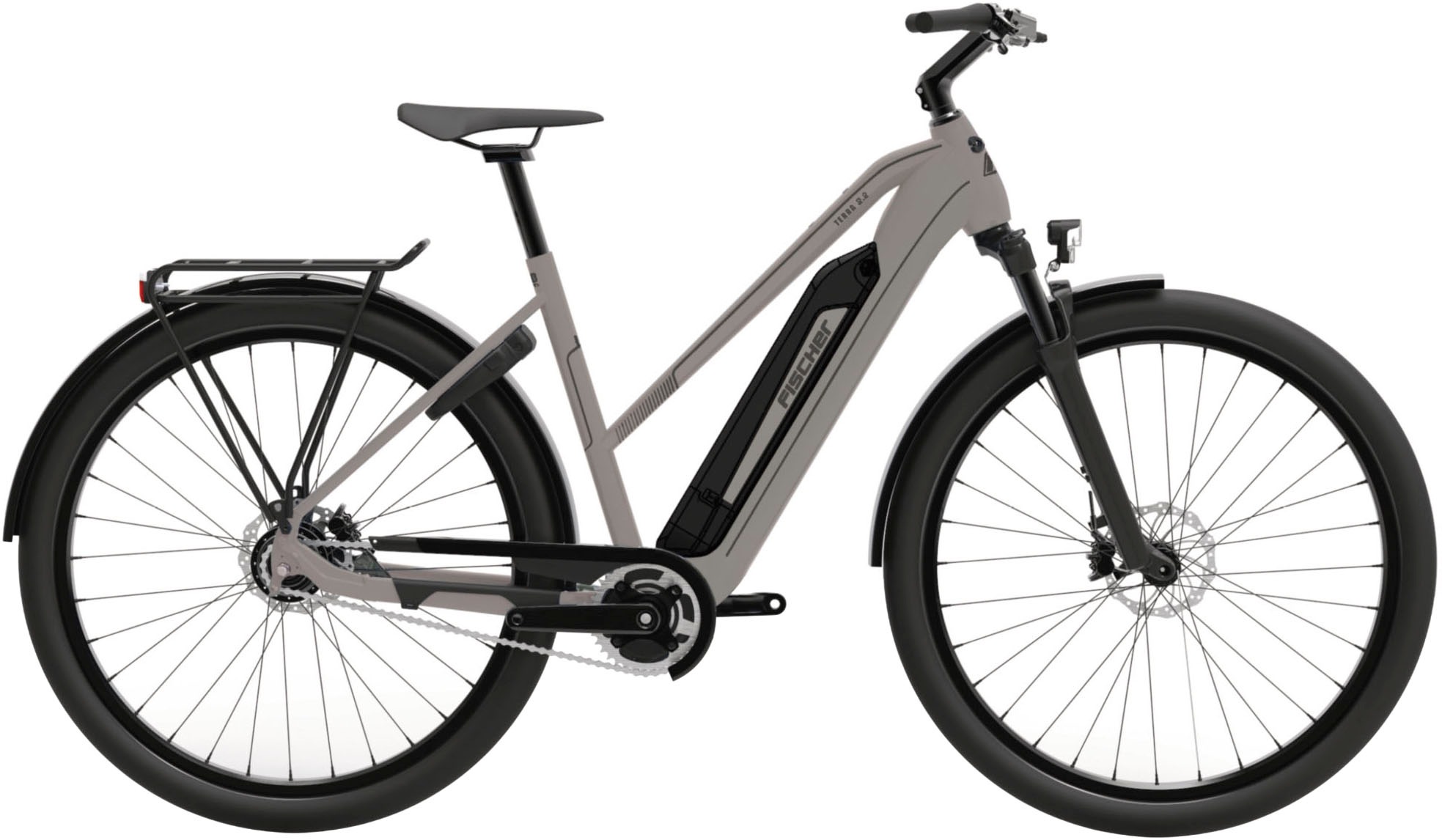 E-Bike FISCHER FAHRRAD "TERRA 2.2 459" Gr. 50, grau, Elektrofahrräder, 50cm, 29 Zoll (73,66cm) Image