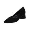 Pumps PAUL GREEN "Paul Green Pumps Veloursleder", Damen, Gr. 38, schwarz, Veloursleder, casual, Schuhe