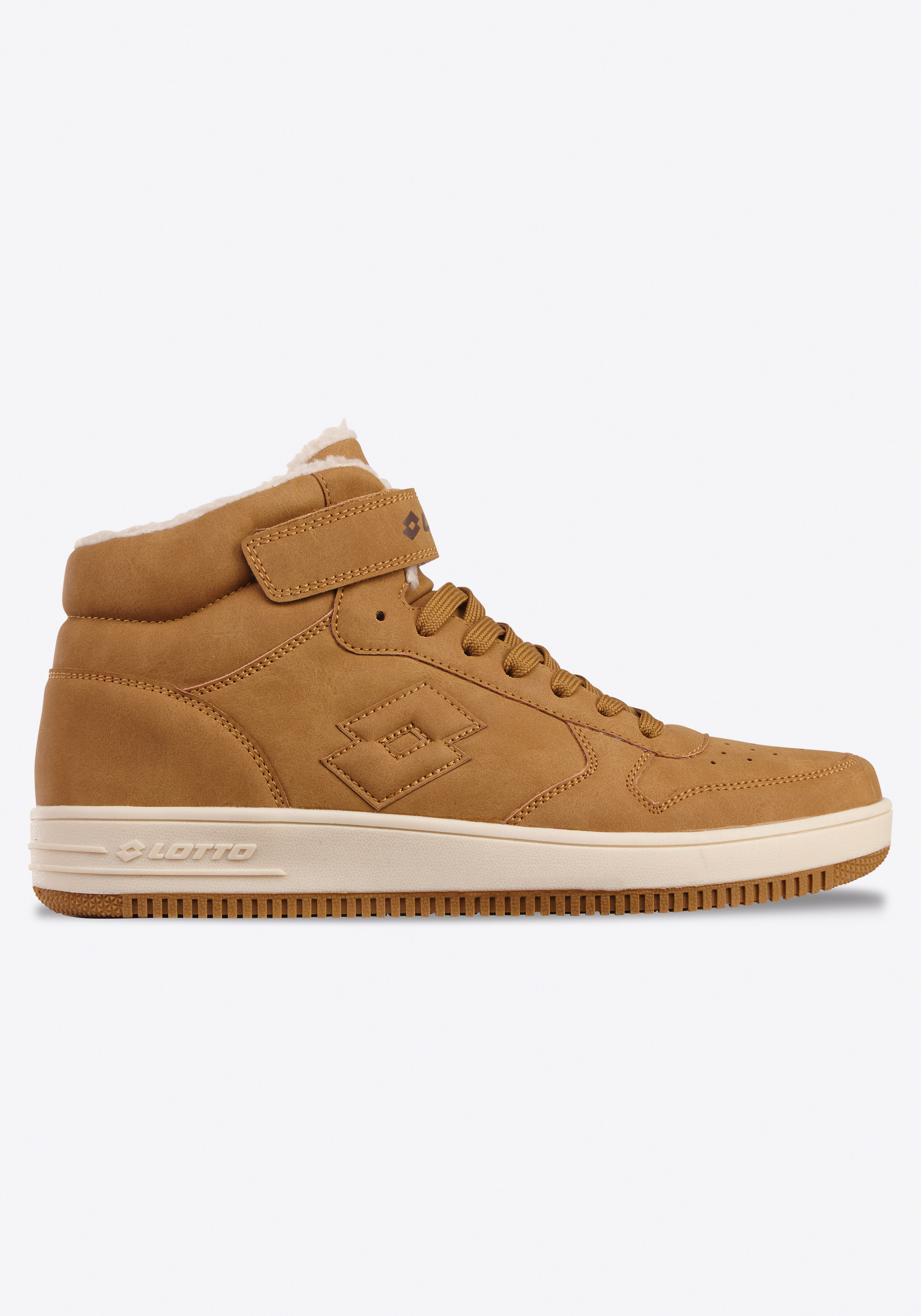 Sneakerboots LOTTO, Damen, Gr. 41, wheat, sanftes weiß, Synthetik, Sportlich, Schuhe, Winterschuhe, Schnürboots, Sneaker, gefüttert