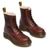 Schnürboots DR. MARTENS "1460 Serena", Damen, Gr. 41, braun (cognac), Leder, unifarben, klassisch, Schuhe, Chunky Boots, Plateau Schuh, Boots mit Warmfutterausstattung