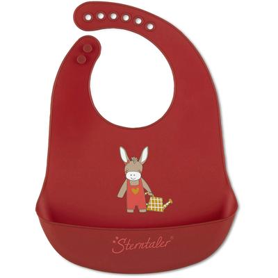 Lätzchen STERNTALER "Lätzchen Silikon, Emmily, dunkelrot", Baby, rot (dunkelrot), Silikon, Lätzchen Image