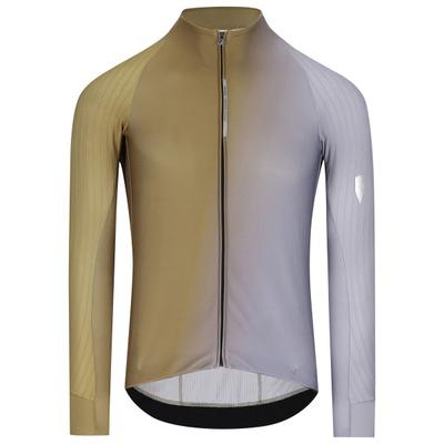 Q36.5 - Gregarius Hybrid Big Fade Long Sleeve Jersey - Radtrikot Gr L beige Image