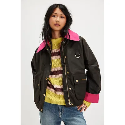 Barbour Icons Wax Jacket at Free People in Olive, Size: US 6