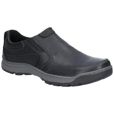 Hush Puppies - Herren Freizeitschuhe "Jasper", Leder (Schwarz) Image