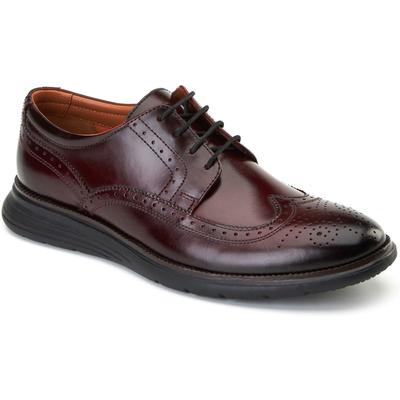 Base London Flight 25 Herren Brogues Schuhe Aus Bordeauxfarbenem Leder Image