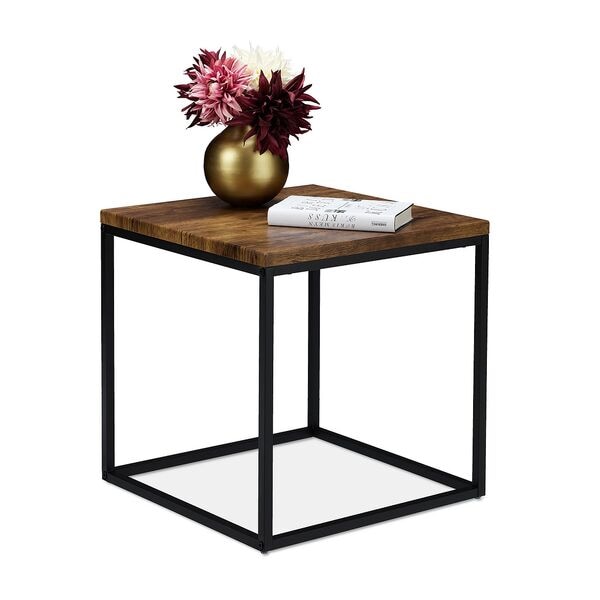 relaxdays Beistelltisch im Industrial Design