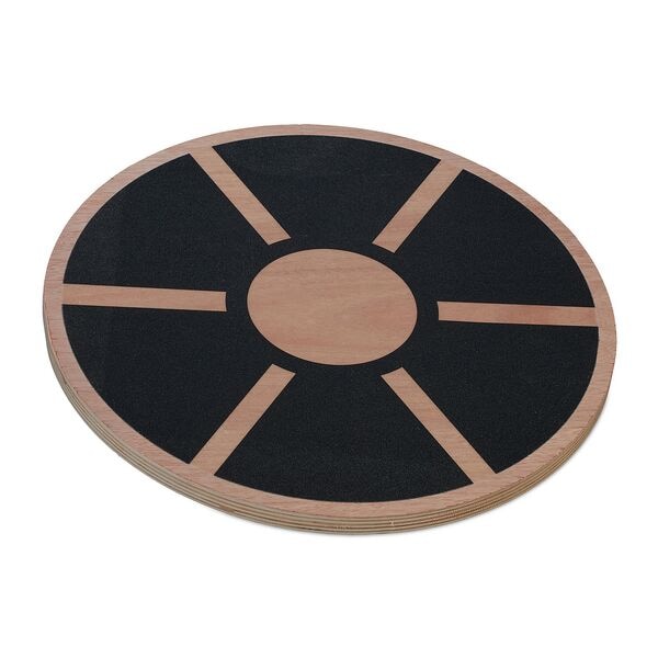 relaxdays Balance Board aus Holz rund braun