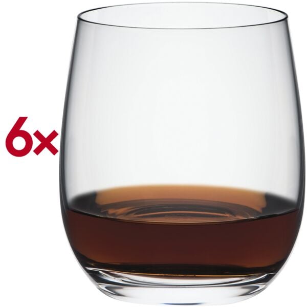 Rona Whiskybecher Old fashioned 16 Lunar 360 ml ungeeicht 6 Stück transparent, 9.5 cm