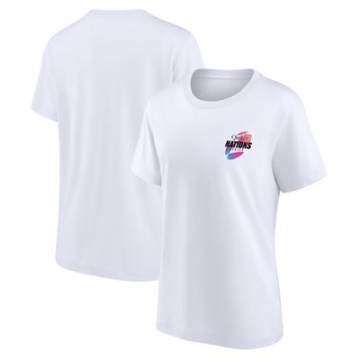 Quilter Autumn Nations Six Nations Logo-Grafik-T-Shirt – Weiß – Damen Image