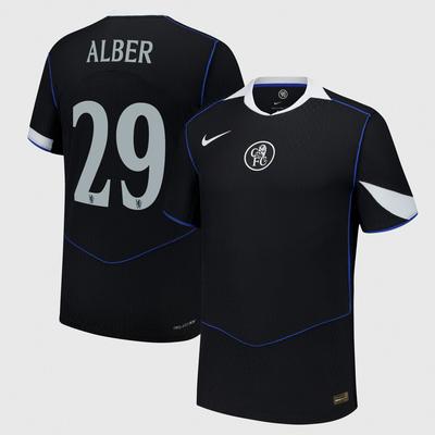 Chelsea Pokal Dri-Fit Adv Ausweichtrikot 2025-26 mit Aufdruck Alber 29 Image