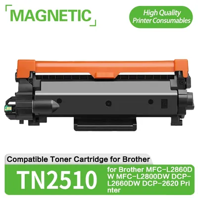 TN2510 TN2510XL 2510XL With Chip Compatible Toner Cartridge for Brother MFC-L2860DW MFC-L2800DW DCP-L2660DW DCP-2620 Printer