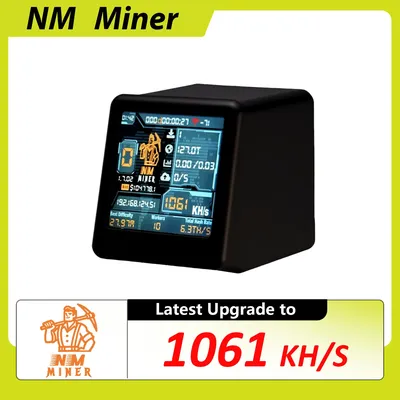 NM TV NMMiner Officail Smart TV 1060KH/s better Nerdminer v2 ESP32 BTC SOLO Lottery Miner & Smart gift home silent Desktop Clock