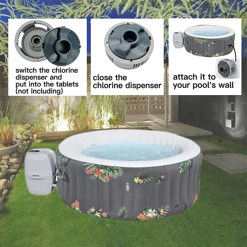 Pool Chemical Chlor Dispenser System P05345 P03821 Chlor Dispenser Ersatz für Layz Spa Whirlpool Spa Pool Reinigungswerkzeug Image