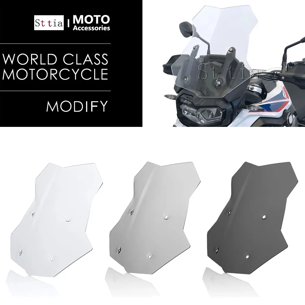 Für BMW F850GS ADV Abenteuer F750GS F800GS Motorrad Windschutzscheibe Windschutz F850GS Wind Schild Screen Protector Zubehör Image
