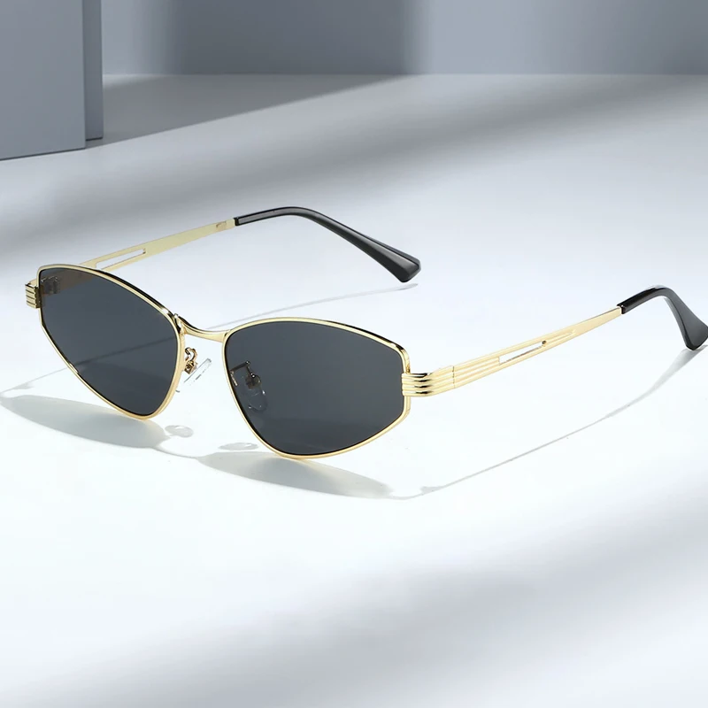 Schutzbrille Punk Metall Quadratischen Rahmen Sonnenbrille Frauen Fashion Outdoor Radfahren Sonnenbrille Männer Bunte Objektiv Brillen UV400 Image