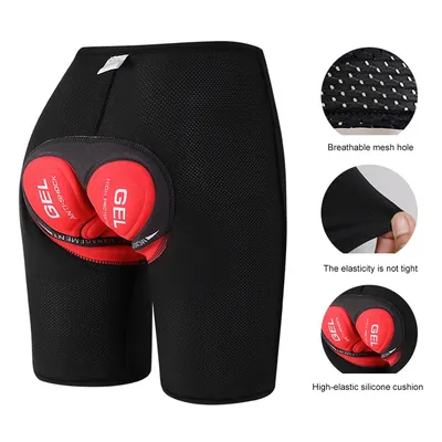 Mens Cycling Shorts Padded Shorts Breathable 3D Padded Bike Shorts Lightweight Cycling Underwear MTB Accessories