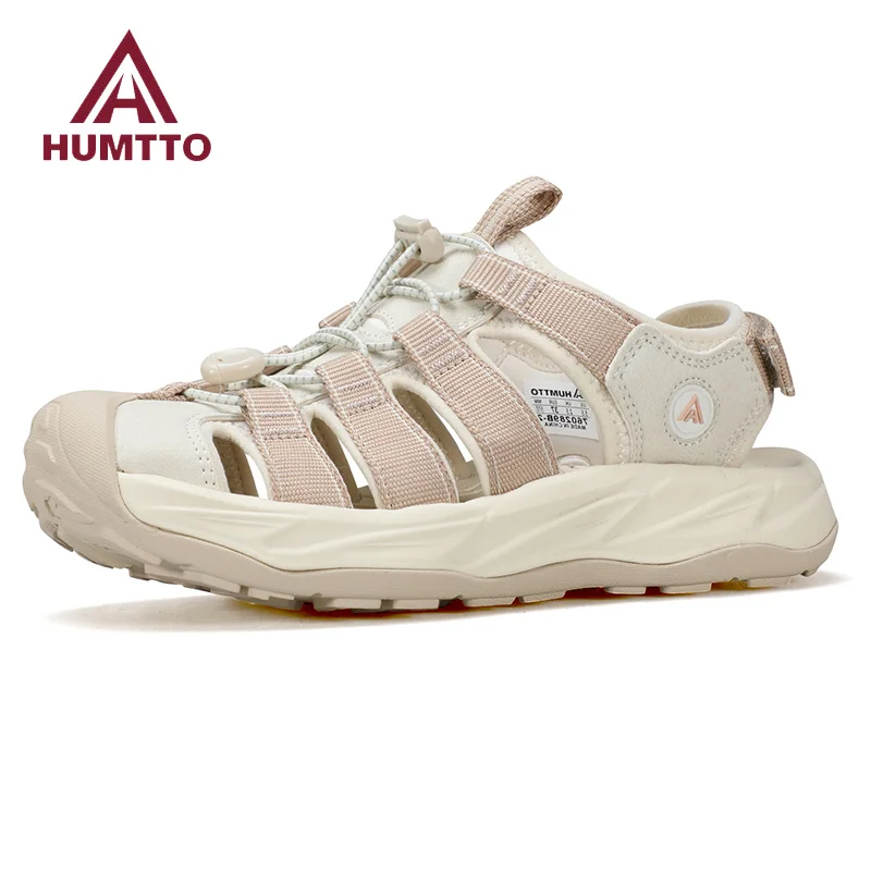 HUMTTO Wanderschuhe Damen Outdoor Damen Sneakers Schnelltrocknend Wasser Mode Wanderschuhe Rutschfeste Schnürschuhe Strand Sneaker Damen Image