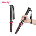 Manbily C-558L monopiede portatile treppiede in fibra di carbonio 16 pollici selfie stick monopiede per fotocamera DSLR telefono Gropo