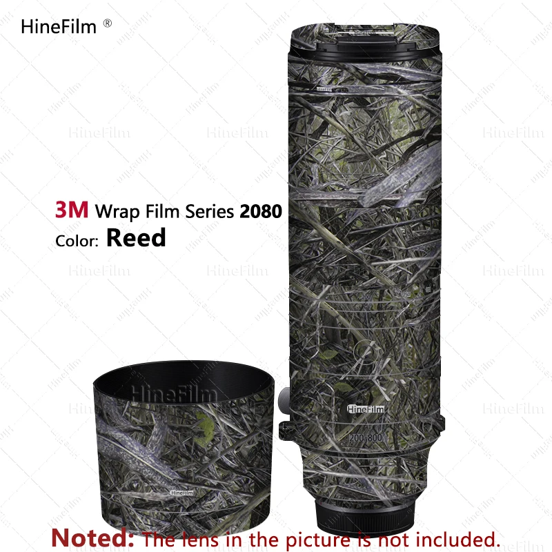 Hinefilm Skin für Canon RF200-800 Objektivaufkleber 200800 Objektivhülle für Canon RF200-800 mm F6.3-9 IS US Objektivaufkleber 200 800 Image